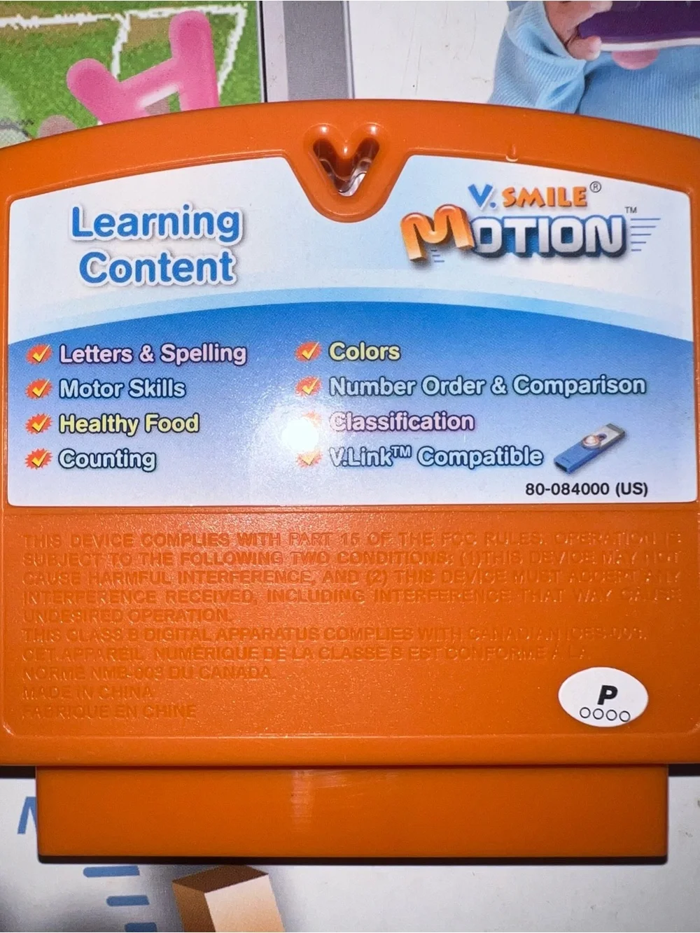 VTech V.smile V-motion Active Learning System With 3 Games PINK Test Works